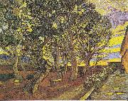 Vincent Van Gogh Garden of the Hospital Saint-Paul oil